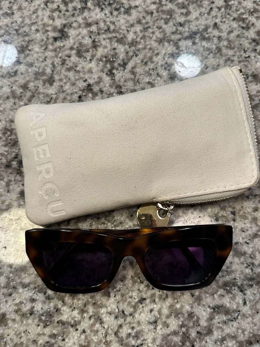 Claire Rose x Apercu Eyewear Marrakesh Sunglasses in Tortoise
